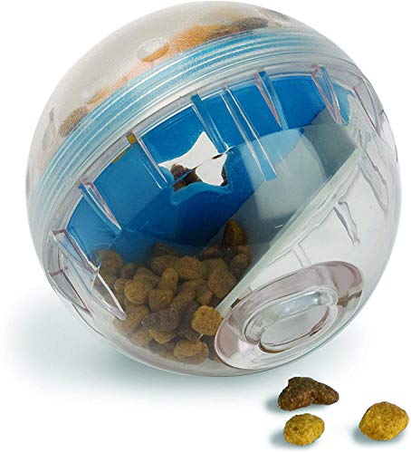 Pet zone iq treat ball adjustable dog treat dog ball & treat dispensing dog toys